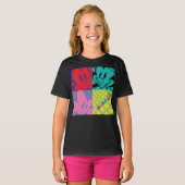 アニアックス |ワーナー兄弟姉妹ポップ・アートのアートグラフィック Tシャツ (正面フル)