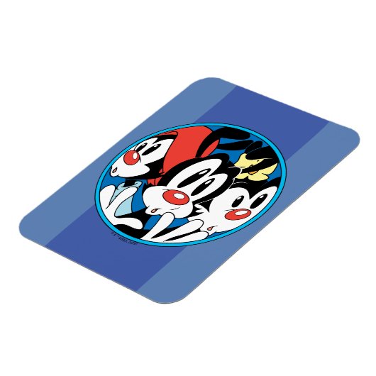 アニアックス |ワーナー兄弟姉妹円グラフィック マグネット (左側)