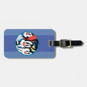 アニアックス |ワーナー兄弟姉妹円グラフィック ラゲッジタグ (正面横)