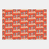 アニアックス |ワーナー兄弟姉妹「No Evil」グラフィック ラッピングペーパーシート (正面2)