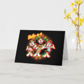 アニアックス | Hello-oレトロイコライザグラフィック カード (黄色い花)