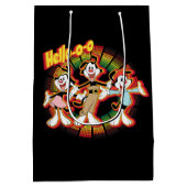 アニアックス | Hello-oレトロイコライザグラフィック ミディアムペーパーバッグ (裏面)