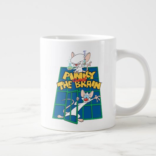 アニアックス | PinkyとThe Brain Cage Graphic ジャンボコーヒーマグカップ (右)