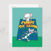 アニアックス | PinkyとThe Brain Cage Graphic ポストカード (正面/裏面)