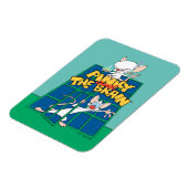 アニアックス | PinkyとThe Brain Cage Graphic マグネット (左側)