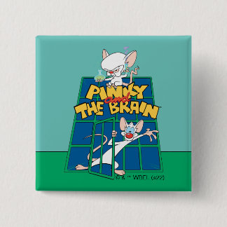 アニアックス | PinkyとThe Brain Cage Graphic 缶バッジ