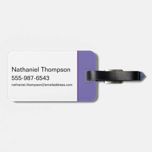 アニアックス | World Graphicを引き継ぐ ラゲッジタグ (裏面横)