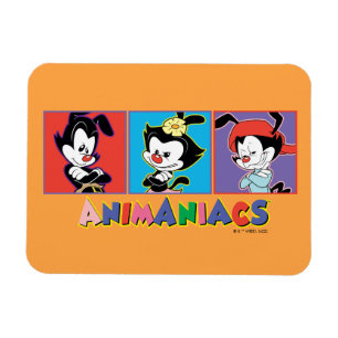 アニアックス Yakko、Dot、Wakkoパネルグラフィック マグネット