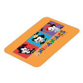 アニアックス | Yakko、Dot、Wakkoパネルグラフィック マグネット (左側)