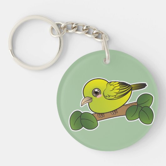 アニアニアウハワイフォレストバード キーホルダー (正面)