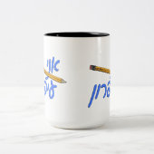 アニイパロン（私は鉛筆） ツートーンマグカップ (中央)