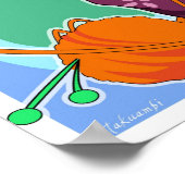 アニキャットガール&キャットとヤーンボール ポスター (角)