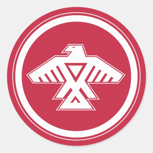 アニシナベックネイションステッカー ラウンドシール (正面)