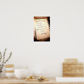 アニスモジャニ引用文[アートプリント] ポスター (キッチン)