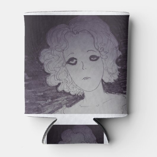 アニタの日常ブラックプロジェクト 缶クーラー (正面)