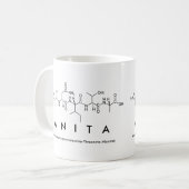 アニタペプチド名mug コーヒーマグカップ (正面左)