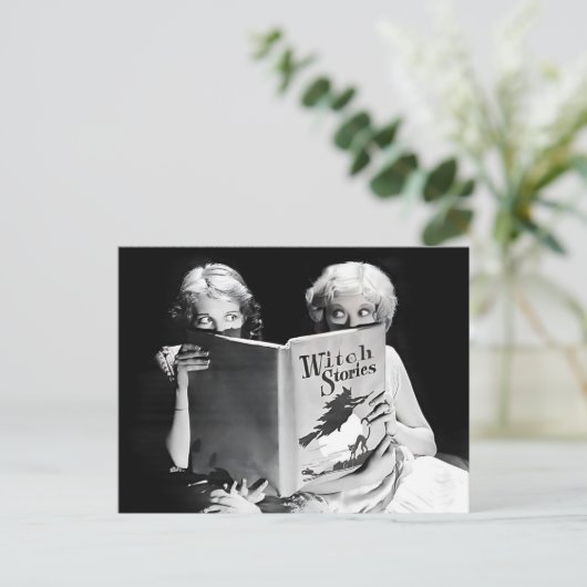 アニタページ&グウェンリー映画スター、ハロウィーン写真 ポストカード (スタンド正面)