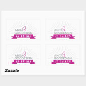 アニタ15周年記念ステッカー 長方形シール (シート)