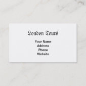 アニティックロンドンアイアットサンライズ 名刺 (裏面)