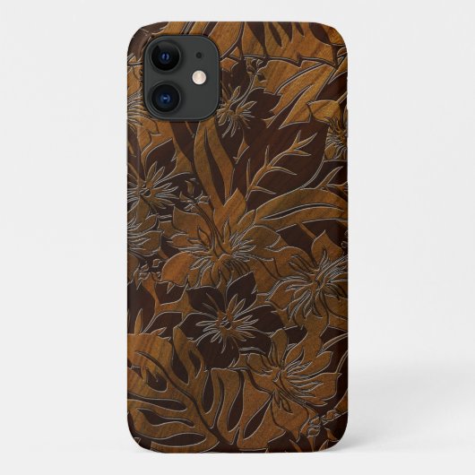 アニニビーチフェイクウッドハワイアン Case-Mate iPhoneケース (裏面)