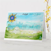 アニヌート：旅の地図：喪主&ソウルさん カード (黄色い花)