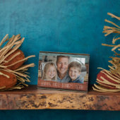 アニバーサリーの木カスタムの写真父の日 フォトプラーク (側面)