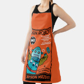 アニバーサリーまたは結婚のロボット エプロン (インサイチュ)