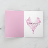 アニバーサリーカセットテープハートカード カード (内部)