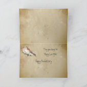 アニバーサリーカップルケストレル《鳥》ハヤブサワイルドライフバード カード (内部)