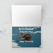 アニバーサリーカードニューファンドランド・ユーモア カード (内部)