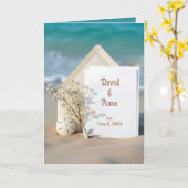 アニバーサリーカードビーチ カード (黄色い花)