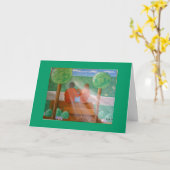 アニバーサリーカード カード (黄色い花)