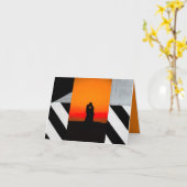 アニバーサリーカード カード (黄色い花)