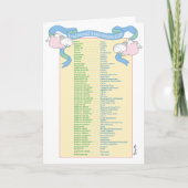 アニバーサリーギフトボイントン カード (正面)