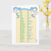 アニバーサリーギフトボイントン カード (黄色い花)