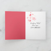 アニバーサリークラブツリーとハート カード (内部)