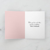 アニバーサリークロースピンカップルとハート シーズンカード (内部)