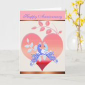 アニバーサリーグリーティングカード カード (黄色い花)