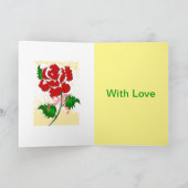 アニバーサリーグリーティングカード カード (内部)