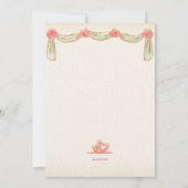 アニバーサリーケーキ 招待状 (裏面)