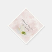 アニバーサリーコスモスの花 スタンダードカクテルナプキン (角)