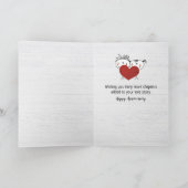 アニバーサリーコンパスGPS座標 カード (内部)