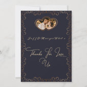 アニバーサリーゴールデンリブンドフレームラブ25th 招待状 (裏面)