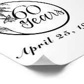 アニバーサリーサインのポスター ポスター (角)