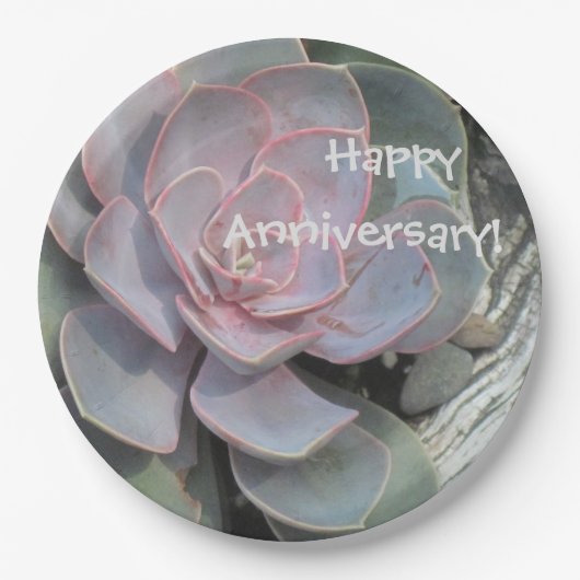 アニバーサリーサキュラント紙プレート ペーパープレート (正面)