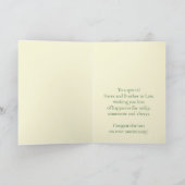 アニバーサリーシスターと兄妹イエローローズ カード (内部)