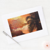 アニバーサリーステッカー 長方形シール (封筒)