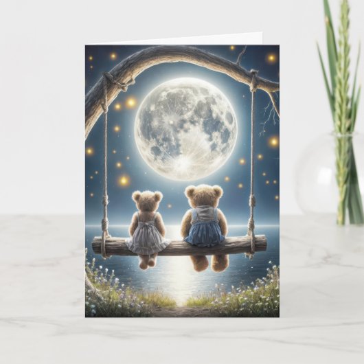 アニバーサリーテディがスイングを引き起こす カード (正面)