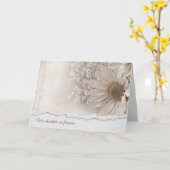 アニバーサリーディナーデイジーブーケ カード (黄色い花)
