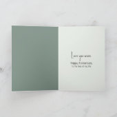 アニバーサリーハートオンウェットグラス カード (内部)